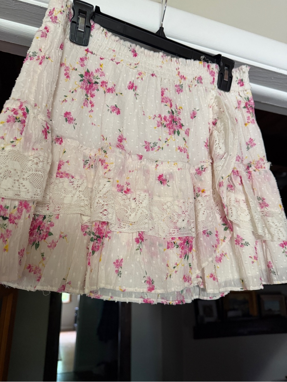 LoveShackFancy miniskirt